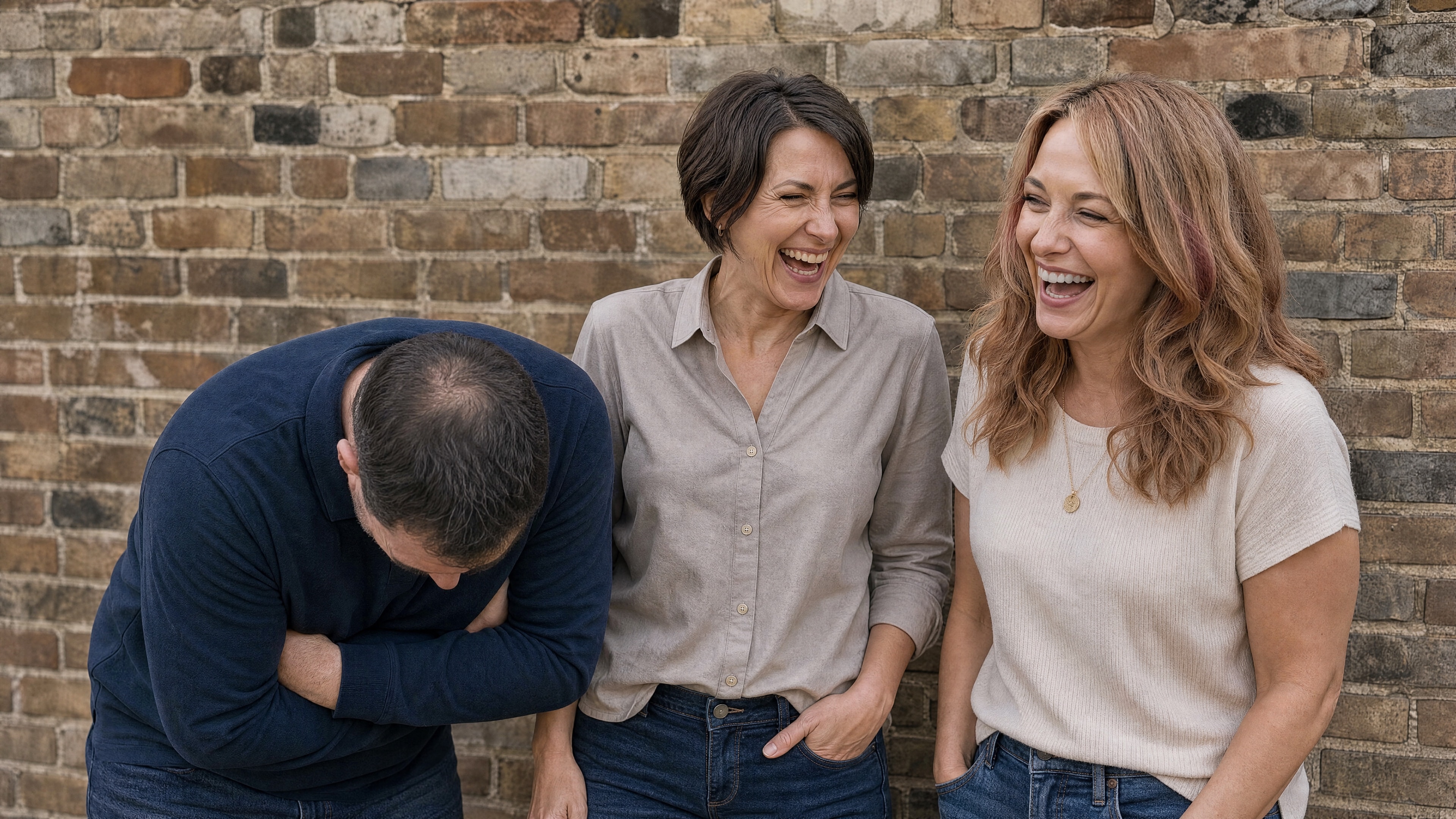The Storyforce team laughing together